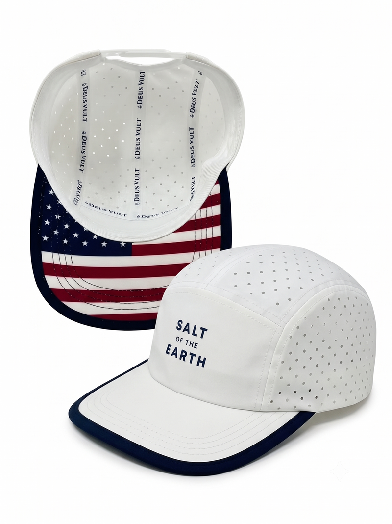 Salt of the Earth Performance Hat USA Print