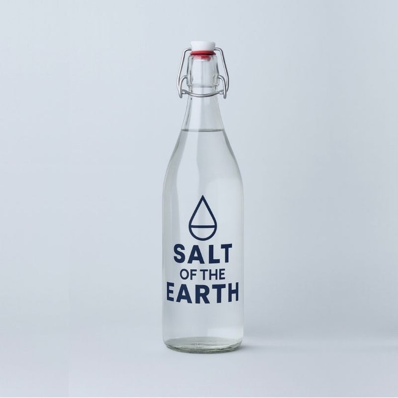 Clear Glass Swing Top Bottle