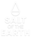 Salt of the Earth white transfer sticker