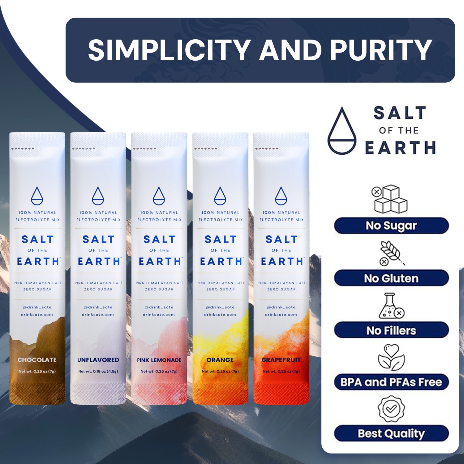 Salt of the Earth | Premium Natural Electrolytes for Hydration