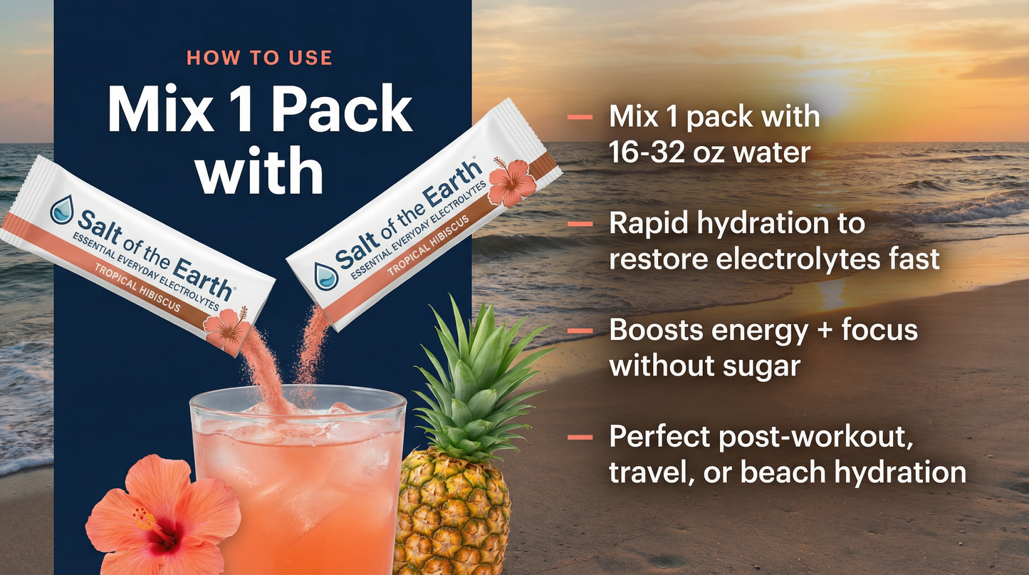 Salt of the Earth | Natural Electrolytes | Tropical Hibiscus
