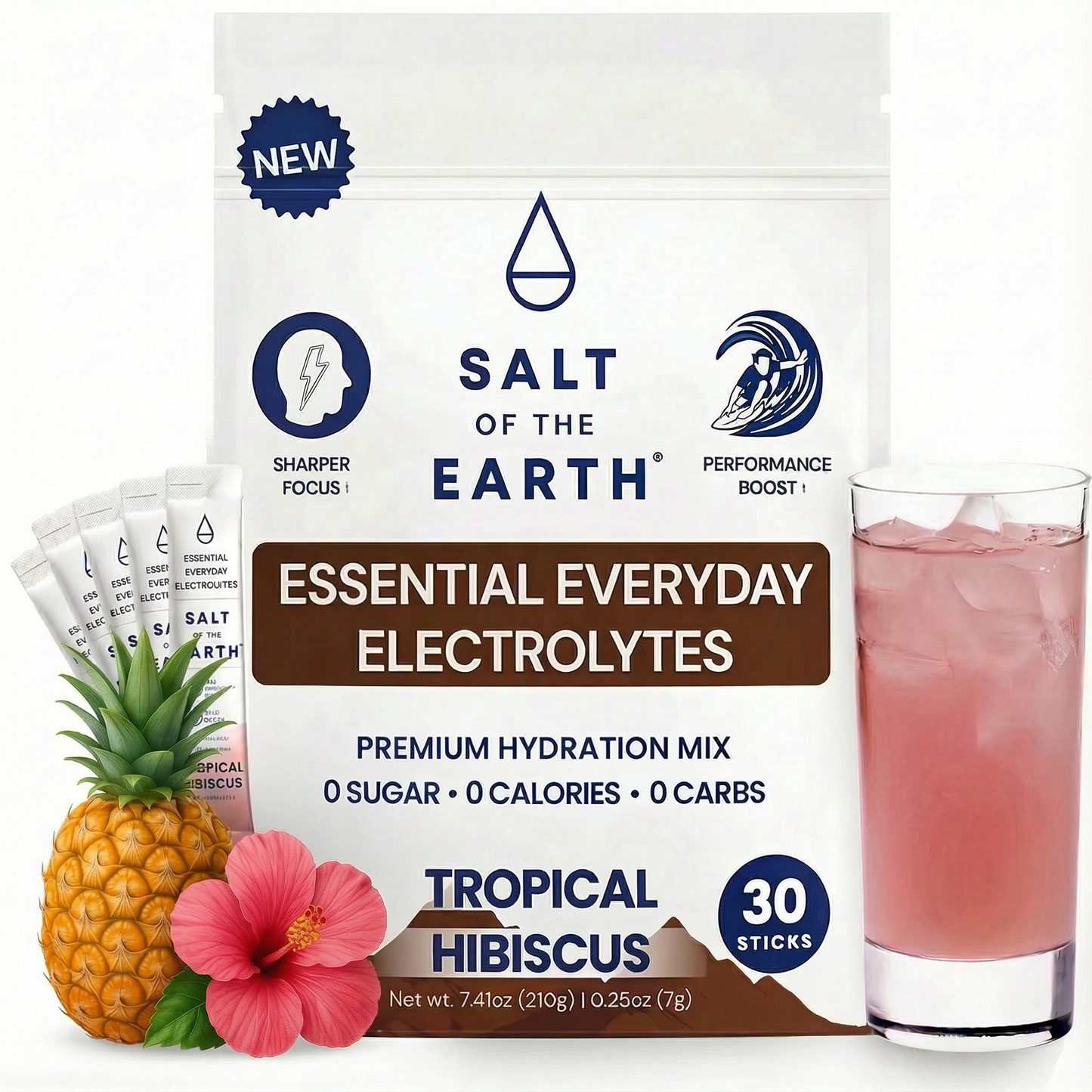 Salt of the Earth | Natural Electrolytes | Tropical Hibiscus